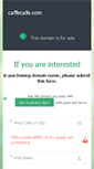 Mobile Screenshot of caffecafe.com